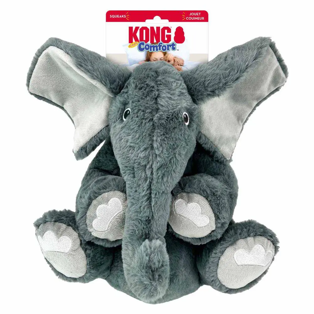 Kong Comfort Kiddos Jumbo Elephant XL - kæmpe elefant bamse til store hunde
